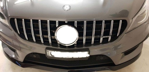 MASKA MERCEDES CLA C117 LOOK 13-19 GT-R BLK / CHR