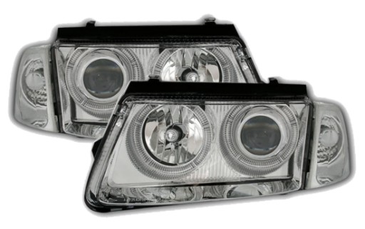 LAMPE FAROVI ANGEL EYES VW PASSAT B5 96-10/00 KROM DEPO