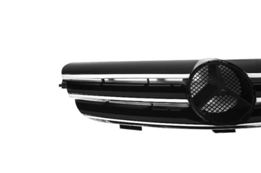 MASKA PREDNJI MERCEDES W209 CLK 02-09 BLACK/CHROM