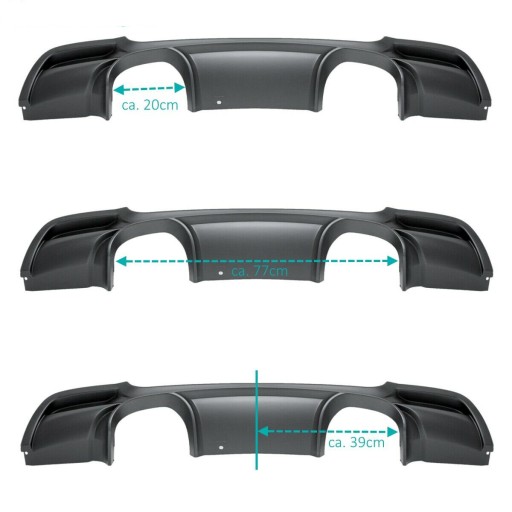 DIFUZOR BMW E90 E91 DUPLEX M-PAKET MODEL CSL