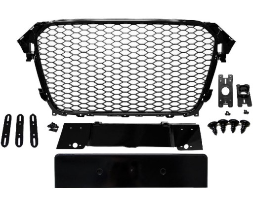 MASKA AUDI A4 B9 15-BLACK MATT RS-STYLE