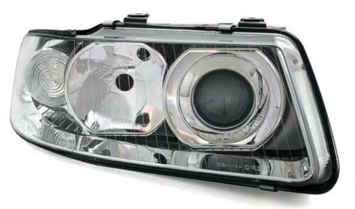 LAMPE FAROVI AUDI A3 00-03 S LEČOM CHROME LAMPE FAROVI AUDI A3 00-03 S LEČOM CHROME
