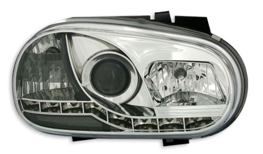 LAMPE FAROVI DAYLIGHT VW GOLF 4 97-03 KROM