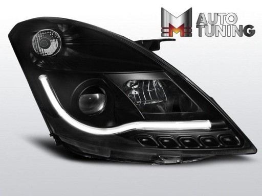 LAMPE FAROVI SUZUKI SWIFT IV 10-10.13 TUBE LIGHT BLACK