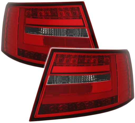 LAMPE FAROVI  ZADNJA LED AUDI A6 C6 04-08 RED WHITE 6 PIN