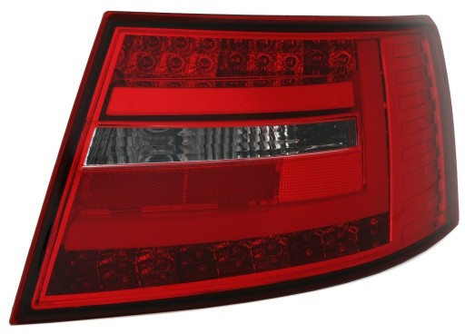 LAMPE FAROVI  ZADNJA LED AUDI A6 C6 04-08 RED WHITE 6 PIN
