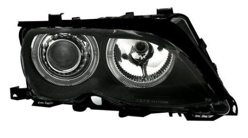 LAMPE FAROVI ANGEL EYES BMW E46 01-05R LIMUZINA / CRNE DEPO