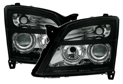 LAMPE FAROVI ANGEL EYES OPEL VECTRA C SIGNUM 02-05 BLACK