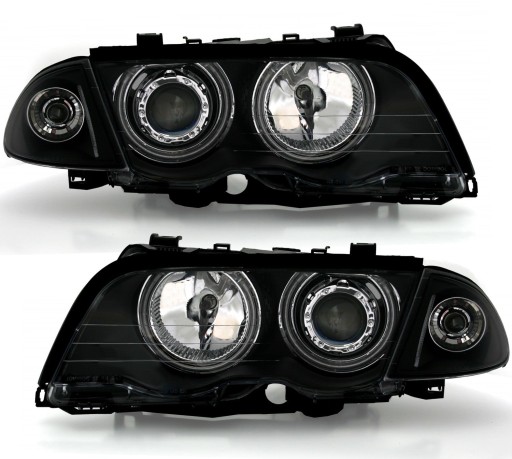 LAMPE FAROVI  PREDNJI BMW E46 05.98-08.01 S/T BLACK CCFL