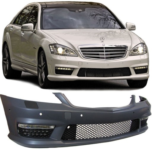 BODY KIT MERCEDES W221 S CLASS LOOK AMG SHORT