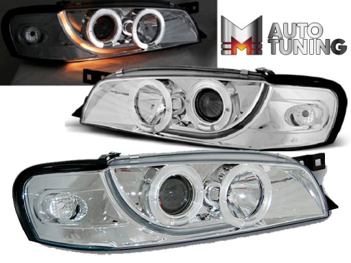 LAMPE FAROVI SUBARU IMPREZA 05.93-10.00 ANGEL EYES CHROME LAMPE FAROVI SUBARU IMPREZA 05.93-10.00 ANGEL EYES CHROME