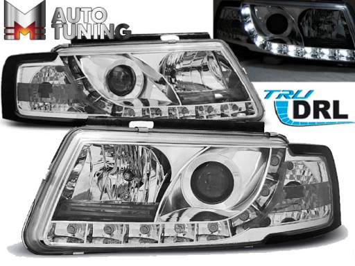LAMPE FAROVI VW PASSAT B5 3B 11.96-08.00 TRU DRL CHROME LAMPE FAROVI VW PASSAT B5 3B 11.96-08.00 TRU DRL CHROME