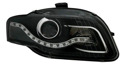 LAMPE FAROVI AUDI A4 B7 DAYLINE 11/04-03/08 BLACK