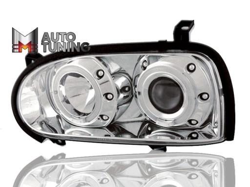 LAMPE FAROVI ANGEL EYES VW GOLF 3 91-98 KROM