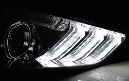 LAMPE FAROVI FORD FOCUS MK3 15-18 CHROME DRL LED SEQ