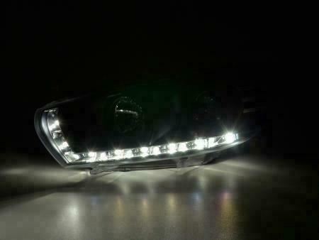 LAMPE FAROVI  PREDNJI VW SCIROCCO 15-19 BLACK LED
