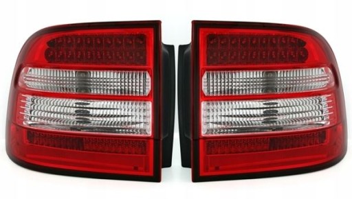LAMPE FAROVI PORSCHE CAYENNE 02-06 RED WHITE LED