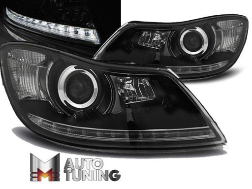 LAMPE FAROVI SKODA OCTAVIA 09-12 DAYLIGHT BLACK
