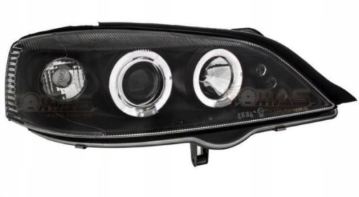 LAMPE FAROVI ANGEL EYES OPEL ASTRA G 98-04 CRNE
