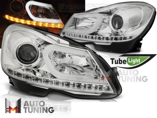 LAMPE FAROVI MERCEDES W204 11-14CHROME TUBE LIGHT