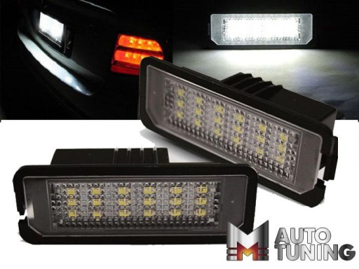 DUPLI / 2 KOMADA TAB. REGISTRACIJE VW GOLF V/VI CANBUS LED