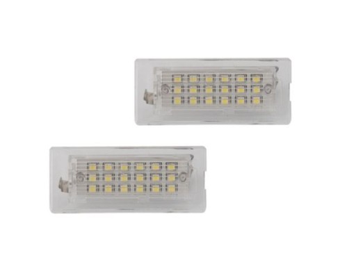 DUPLI / 2 KOMADA TAB. REGISTRACIJE BMW X5 E53/X3 04-06 LED