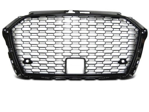 MASKA AUDI A3 8V 17- RS3 STYLE GLOSSY BLACK MASKA AUDI A3 8V 17- RS3 STYLE GLOSSY BLACK