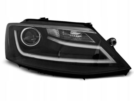 LAMPE FAROVI VW JETTA 6 01-11- BLACK TUBE LIGHT LED DRL LAMPE FAROVI VW JETTA 6 01-11- BLACK TUBE LIGHT LED DRL
