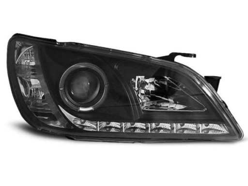 LAMPE FAROVI LEXUS IS 01-05 DAYLIGHT BLACK