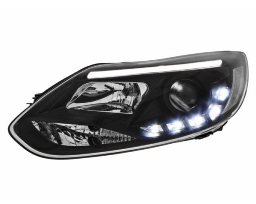 LAMPE FAROVI FORD FOCUS MK3 11- 10.14 TUBE LIGHTS BLACK