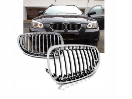 MASKA (NERKI) PREDNJI BMW E60 E61 03-10 KROM