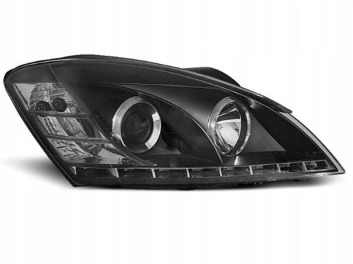 LAMPE FAROVI P. D. KIA CEED 09.06-08.09 BLACK