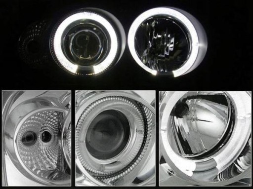 LAMPE FAROVI  PREDNJI ANGEL EYES VW GOLF 3 91-98 KROM