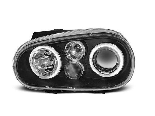LAMPE FAROVI  PREDNJI VW GOLF 4 09.97-09.03 ANGEL EYES BLACK