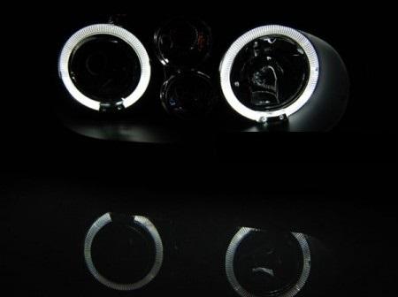 LAMPE FAROVI  PREDNJI VW GOLF 4 09.97-09.03 ANGEL EYES BLACK