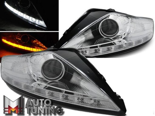 LAMPE FAROVI DAYLIGHT FORD MONDEO MK4 07-10 CHROME LED B