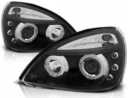 LAMPE FAROVI RENAULT CLIO II 06.01-09.05 ANGEL EYES BLACK