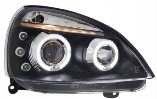 LAMPE FAROVI RENAULT CLIO II 06.01-09.05 ANGEL EYES BLACK