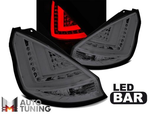 LAMPE FAROVI FORD FIESTA MK7 12-15 HATCHBACK (OBIČNI) SMOKE LED BAR