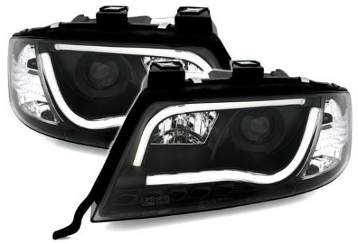 LAMPE FAROVI  PREDNJI AUDI A6 01-04 TFL TUBE LIGHT BLACK
