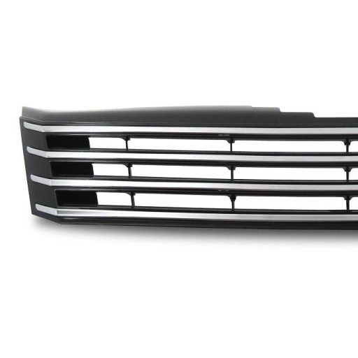 MASKA VW PASSAT B7 11/10- BLACK / KROM SJAJ