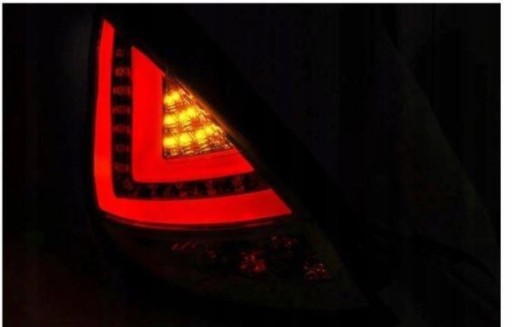 LAMPE FAROVI FORD FIESTA MK7 08-12 HATCHBACK (OBIČNI) RED SMOKE LED BAR