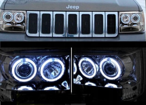 LAMPE FAROVI CHRYSLER JEEP GRAND CHEROKEE 93-98 CHROME