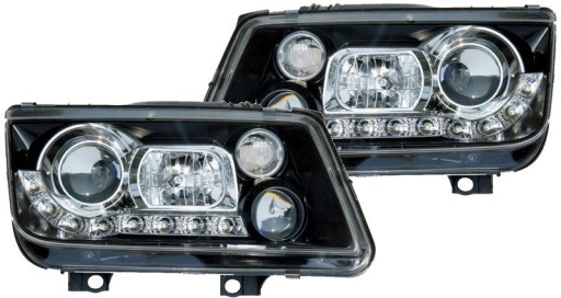 LAMPE FAROVI  PREDNJI DAYLINE VW BORA 98-05 CRNE