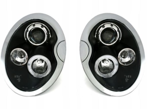 LAMPE FAROVI  MINI COOPER 01-04 BLACK