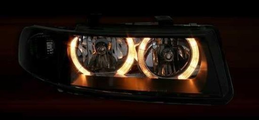 LAMPE FAROVI ANGEL EYES SEAT LEON TOLEDO 99-04 CRNE