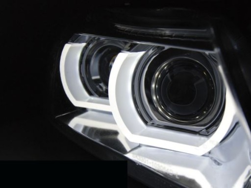 LAMPE FAROVI BMW E90 E91 09-11 DRL CHROME XENON LED