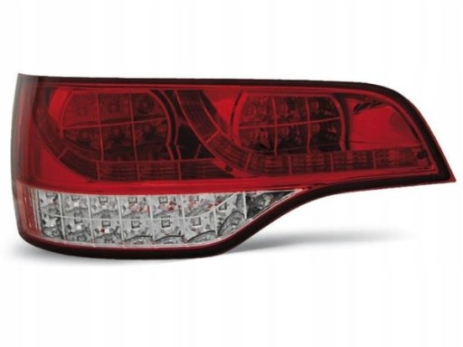LAMPE FAROVI  ZADNJA LED AUDI Q7 06-09 RED/CRYSTAL