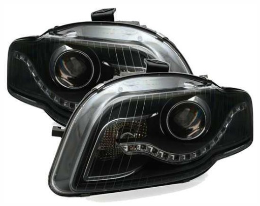 LAMPE FAROVI  PREDNJI AUDI A4 B7 05-08 BLACK EE