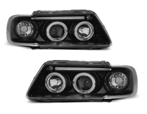 LAMPE FAROVI AUDI A3 8L 08.96-08.00 ANGEL EYES BLACK